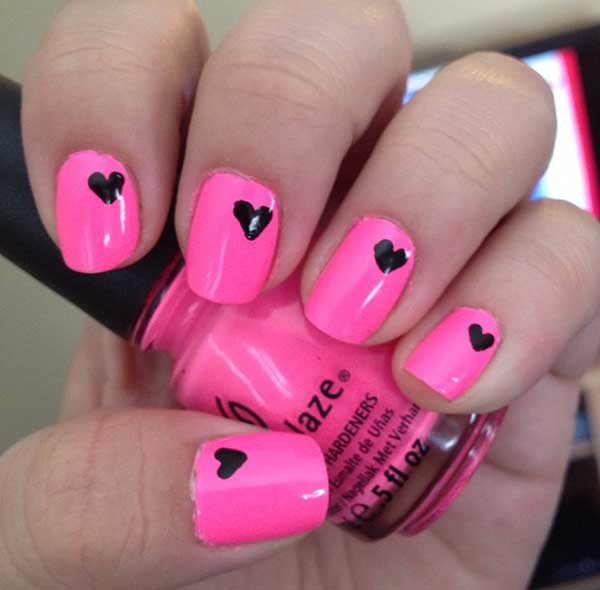 21 Easy Pink Nail Designs Easyday