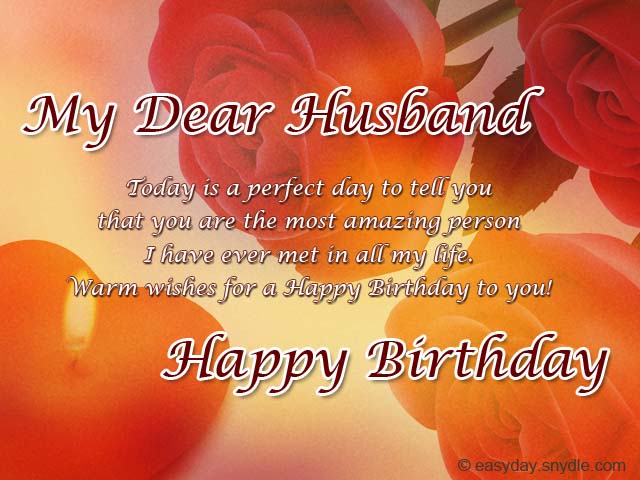 Birthday Messages for Husband on Facebook