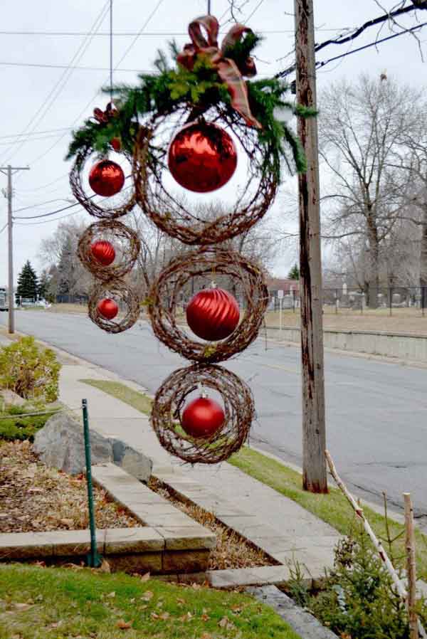 Christmas Decorations Outdoor Ideas Pinterest