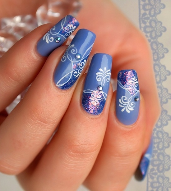 Top Blue Nail Art Designs To Suit Your Blue Costumes - Easyday