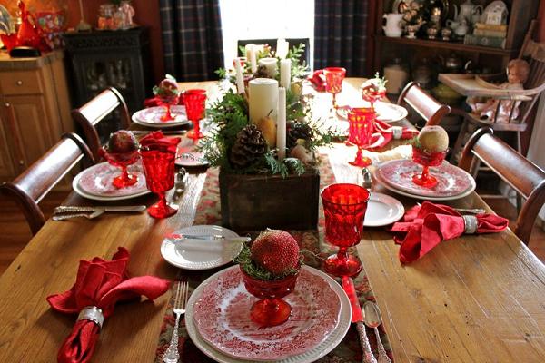 table-christmas-decorations