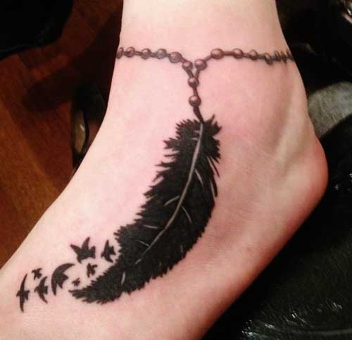 Foot tattoos for women
