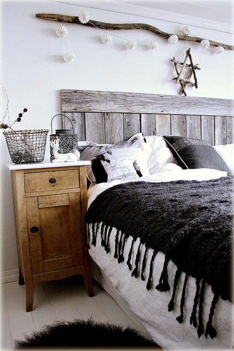rustic white bedroom
