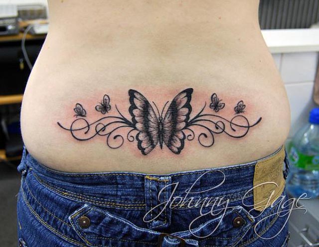 Tattoo uploaded by Deven Brodersen  Tribal butterfly  Tattoodo
