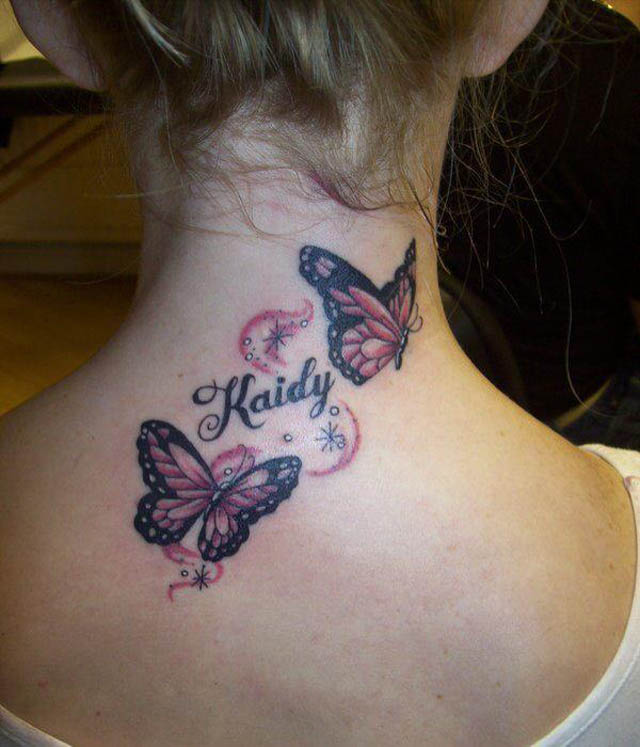 10 Butterfly Tattoo With Name That Will Blow Your Mind  alexie
