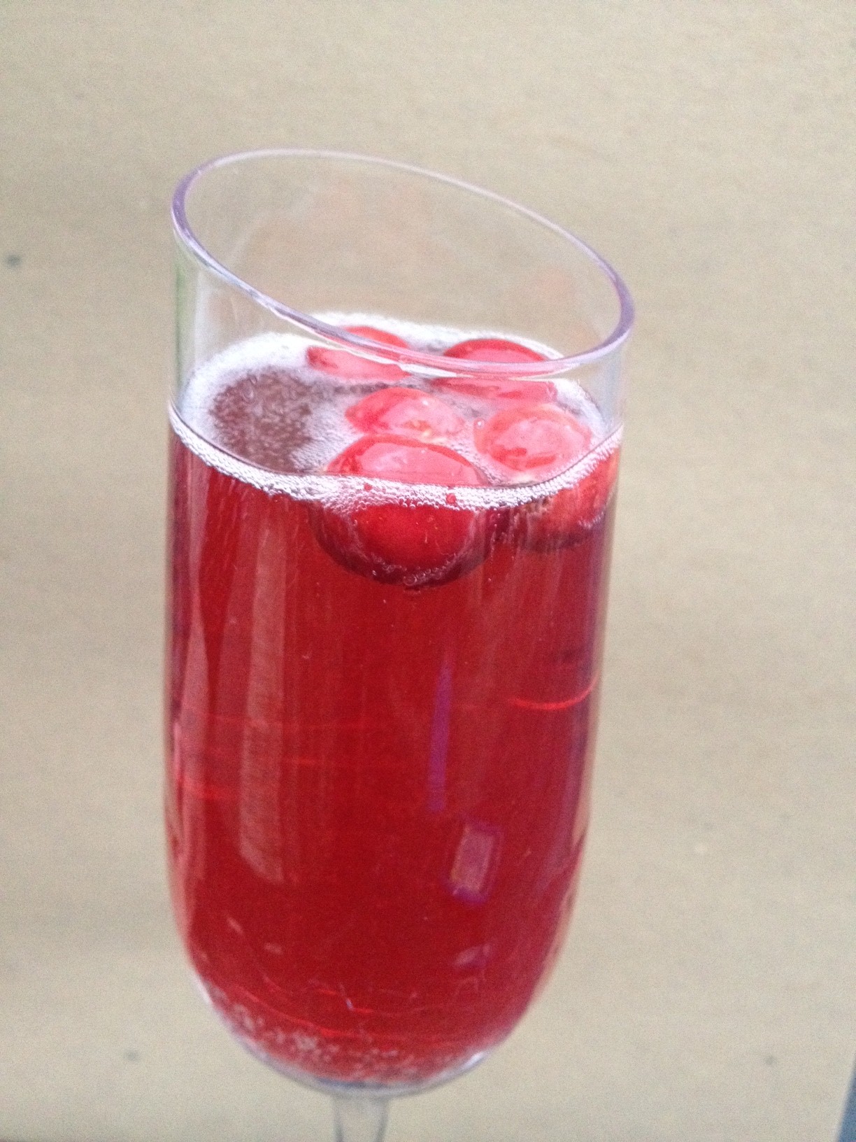 Cranberry Champagne Cocktail