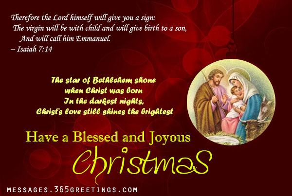 Christian Christmas Card Messages Easyday