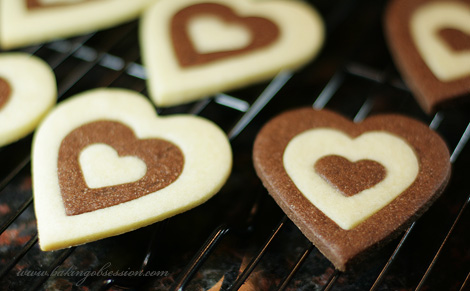 Heart Shaped Chocolate Cookies