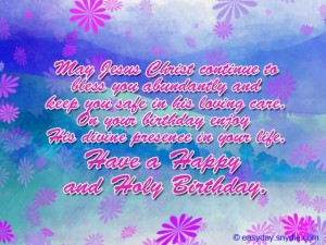 Christian Birthday Wishes – Easyday