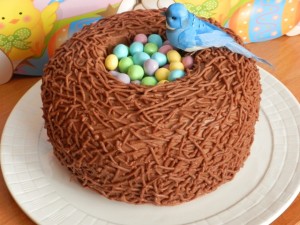 Easter Bird Nest Cake