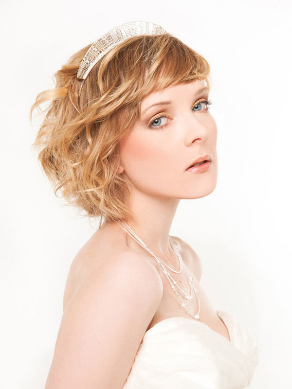 wedding hairstyle for short hair 15